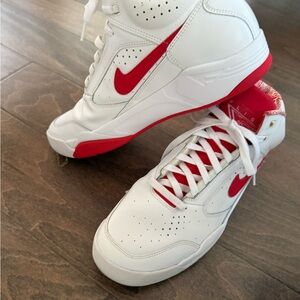 Nike Airflight Lite Mid Mens Shoes Size 12 Color: White/Red